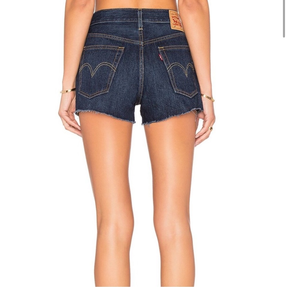 Levi's Jean Shorts Size 25 Raw hem